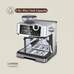 LePresso Advanced Espresso Machine Interactive Touch Display - Silver - Image 6