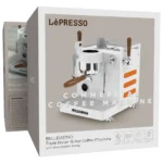 LePresso Commercial Bellissimo Triple Boiler 15 Bar Coffee Machine with Dual Italian Pump - White - Image 3