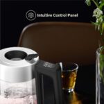 LePresso Multi-Temperature Illuminated Glass Kettle - Black - Image 9