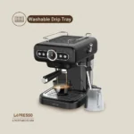 LePresso Retro Espresso Boiler Machine Gauge and Milk Steamer - Image 6