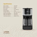 LePresso Rich Brew Coffee Machine Interactive Touch Display - Black - Image 11
