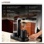 Lepresso Brew Time Drip Coffee System with Multiple Brewing Modes - Black - Image 4