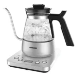 Lepresso BrewWave Gooseneck Electric Kettle with Keep Warm Mode - Silver - Image 2