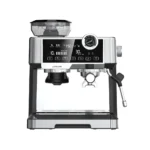 Lepresso Dual Boiler Espresso Machine with Conical Grinder & Pressure Gauge - Silver - Image 2