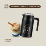 Lepresso Four Froth Milk Frother - Black - Image 4