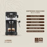 Lepresso Suprema Espresso Machine - Black - Image 3