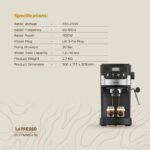 Lepresso Suprema Espresso Machine - Black - Image 7
