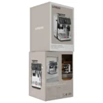 Lepresso Viventé Semi-Automatic Dual Boiler Coffee Machine with Touch Display - Silver - Image 3