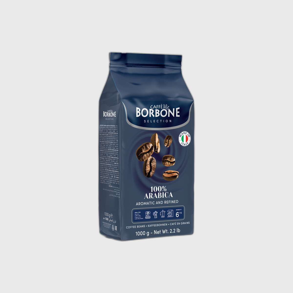 tcb-cz-borbone-100-arabica-whole-beans-coffee-1kg-1.png Borbone 100% Arabica Whole Beans Coffee 1kg - Image 1