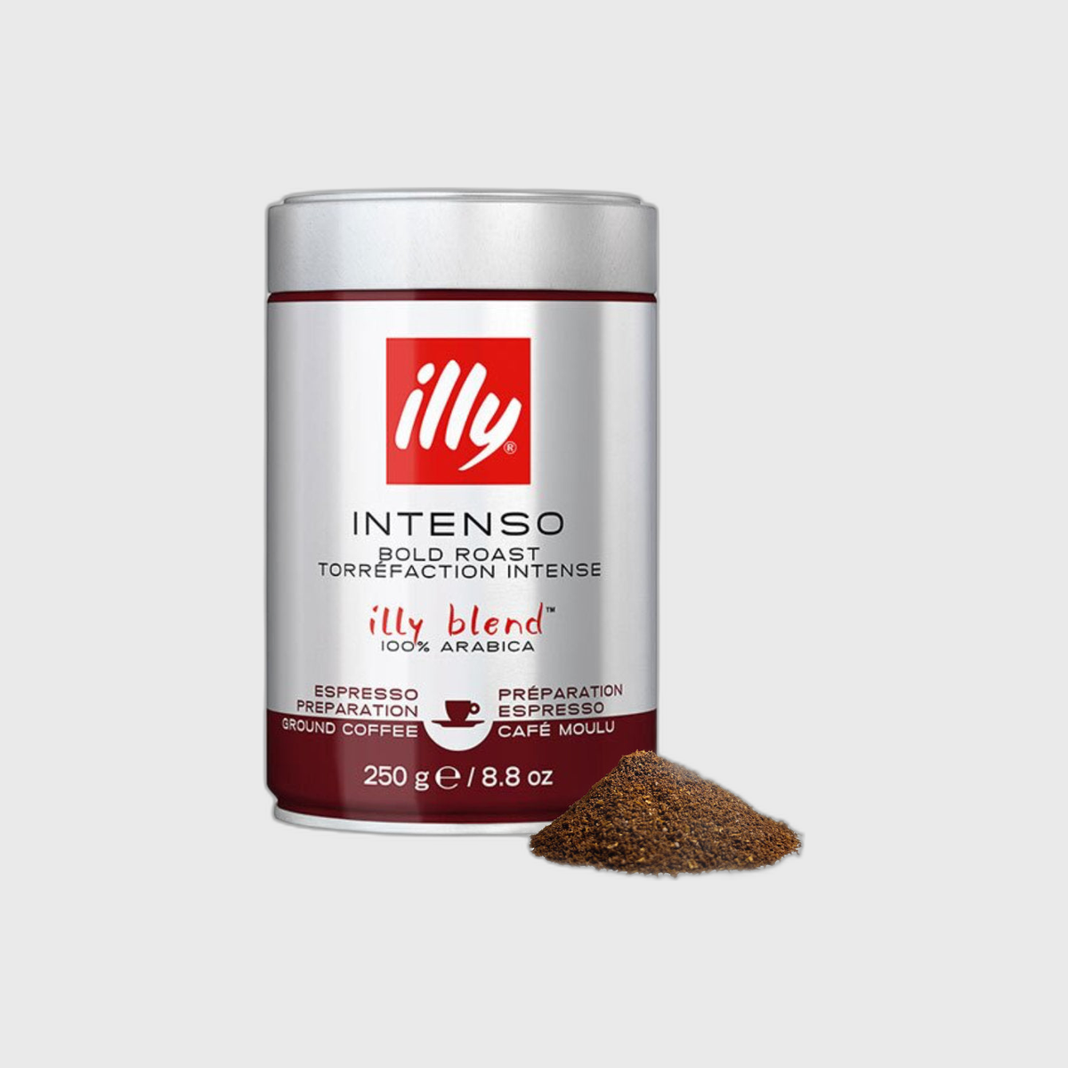 tcb-cz-illy-intenso-bold-roast-ground-espresso-coffee-250g-1.png illy Intenso Bold Roast Ground Espresso Preparation Coffee 250g - Image 1