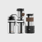 Lepresso Grindo Quattro 4-in-1 Outdoor Coffee Set - Silver