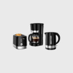 LePresso Breakfast Set Toaster, Kettle and Drip Coffee Maker - Black