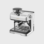 Lepresso Espresso Machine Conical Grinder & Steamer - Silver